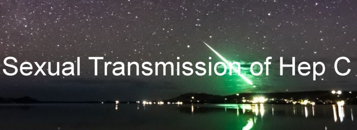 Sexual transmission of Hep C